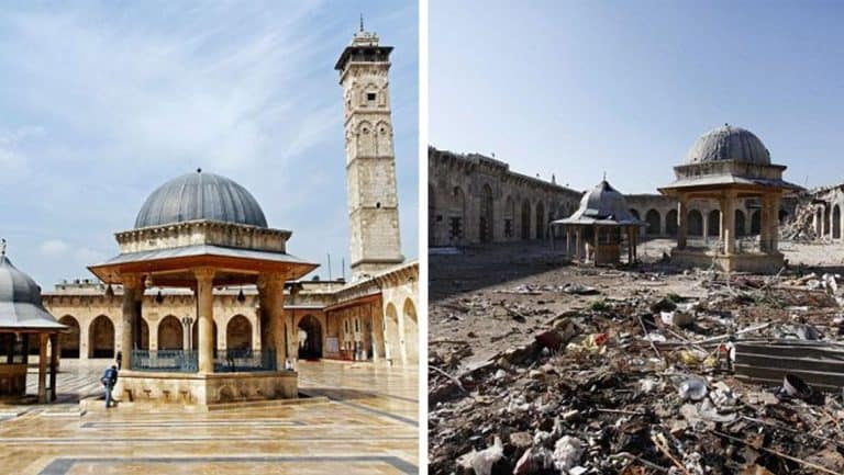 Devastation in Images: Aleppo Before & After the War