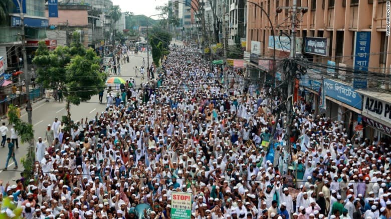 Muslims around the world protest Rohingya genocide
