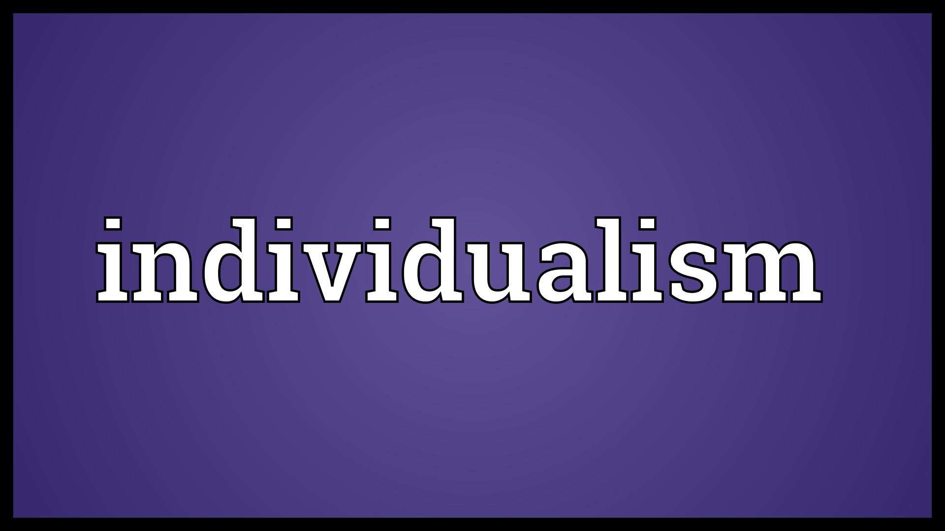 Individualism: Unpacking its impact on our community and its activism